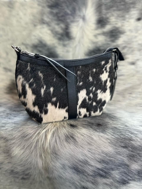 Elegant Cowhide Handbag
